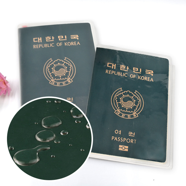 반투명 여권 케이스 대한민국 구여권 투명 PVC 심플 커버 홀더 추천 해외여행 다이소