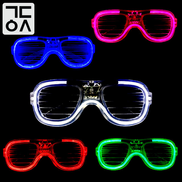 간단 할로윈 인싸 LED 선글라스 안경 파티 생일 인생네컷 이벤트 소품 관종템